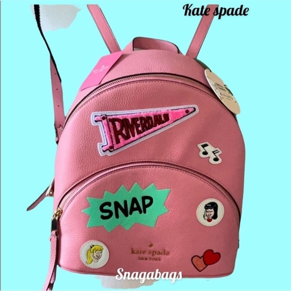 KATE SPADE NWT ARCHIE COMICS MEDIUM LEATHER BACKPACK BETTY AND VERONICA - Picture 6 of 13
